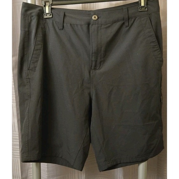 Gerry Weber Other - Gerry‎ Shorts Mens 36 x 9.5" Flat Front Chino Outdoor Black Pockets Casual Logo